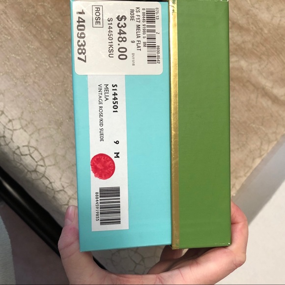 Hold! Kate Spade Melia pink suede ballet flat  9 - Picture 7 of 16